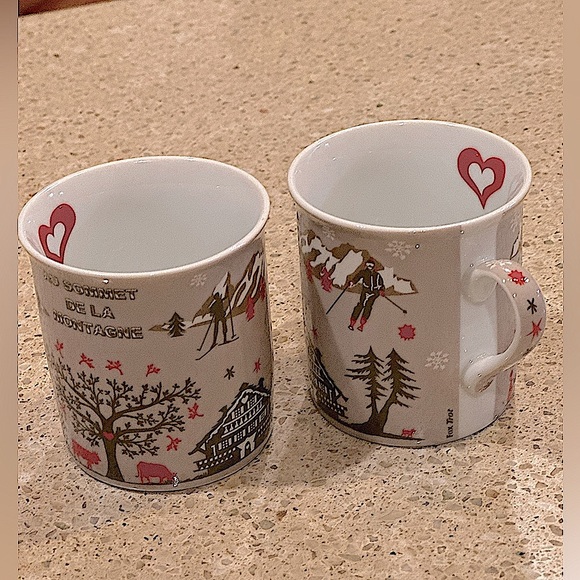 Mugs “Au sommet de la montagne rouge” Dimatasse 2 Mini Mugs by Fox Trot - Picture 5 of 13
